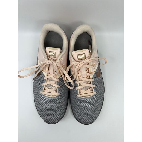 Nike Metcon Silver & Peach 004 Sticky RB Sneakers Size 9M - Picture 2 of 11